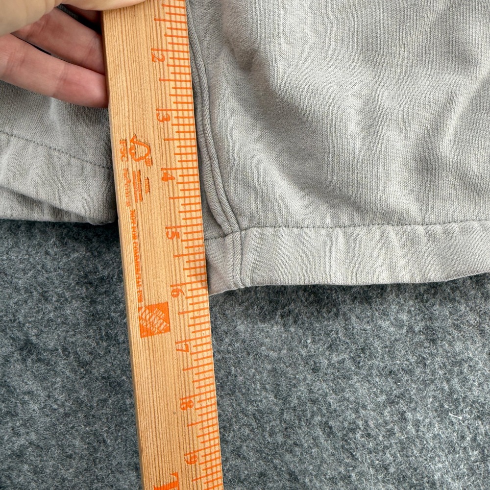 Abercrombie & Fitch Sweat Shorts Mens S Tan Embossed Logo Fleece Drawstring - Picture 15 of 16